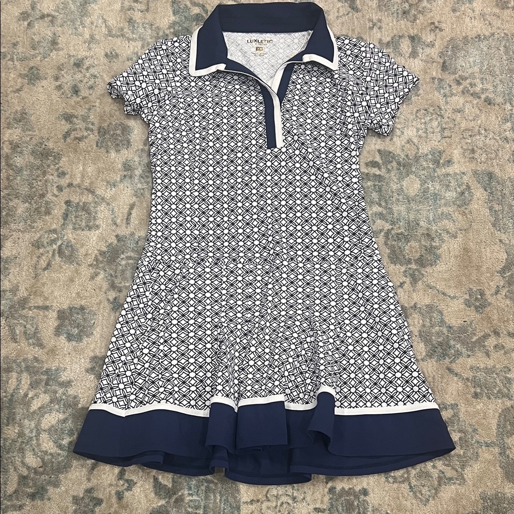 Lilly Pulitzer Navy and White Casual Dress
